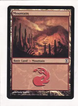 MTG: Time Spiral: Foil: Mountain #297 - Image 1