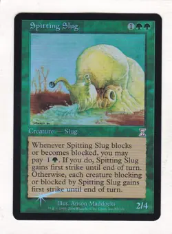 MTG: Time Spiral: Foil: Spitting Slug 85/121 - Image 1
