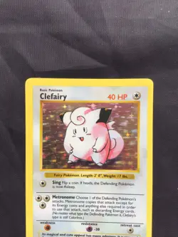 Pokemon Cards: Base Set Shadowless Rare Holo: Clefairy 5/102 - Image 2