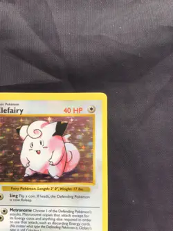 Pokemon Cards: Base Set Shadowless Rare Holo: Clefairy 5/102 - Image 4