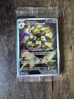 Alakazam MEP 009 Black Star Promo Mega Evolution Pokemon TCG SEALED - Image 1