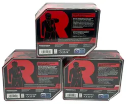 Pokemon TCG Sealed Destined Rivals Team Rocket Tin Set of 3 Brand New Sealed - Image 3