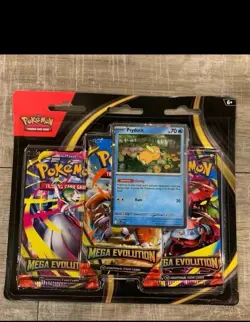 Pokemon TCG Blister 3 Pack -Psyduck- Mega Evolution Factory Sealed - Image 1