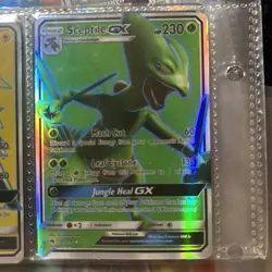 Pokemon TCG Sceptile GX Lost Thunder 196/214 Holo Full Art Ultra Rare - Image 2