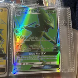 Pokemon TCG Sceptile GX Lost Thunder 196/214 Holo Full Art Ultra Rare - Image 3