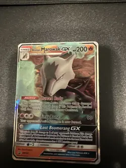 Alolan Marowak GX - SM187 Pokemon SM Promos Holo Promo - Image 1
