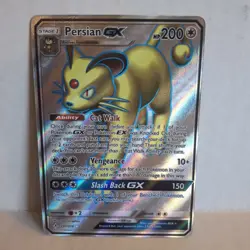 Persian GX (Full Art) 207/214 Sm-Unbroken Bonds Holo Sun & Moon Pokemon - Image 1
