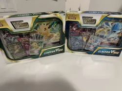 Pokemon TCG Leafeon V Star and Glaceon V Star Special Collection Boxes(Lot) - Image 1