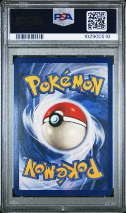 1999 Pokemon FRENCH 1st Edition Base Set Mewtwo Holo 10/102 PSA 5 EX - Image 2