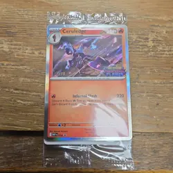 Pokemon TCG Phantasmal Flames STAFF Prerelease Promos Full Set of 4 Sealed - Image 1