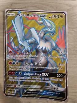 Pokemon Sun and Moon White Kyurem GX JUMBO SM141 Promo English LP US Seller - Image 1