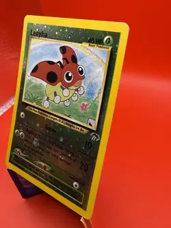 Ledyba 7/18 Pokemon Reverse Holo Southern Islands LP/NM swirl - Image 2