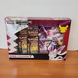 Pokemon TCG Celebrations Dark Sylveon V Collection Factory Sealed Box - Image 1
