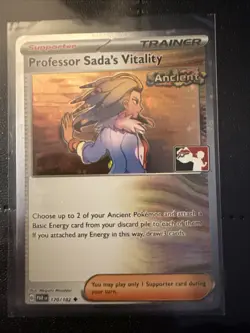 Professor Sada's Vitality 170/182 Holo, Play! Prize Pack Series, Pokemon, NM - Image 1