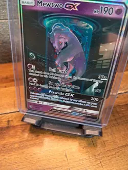 Pokemon TCG Mewtwo GX Shining Legends Secret Rare 78/73 Holo Full Art NM - Image 3