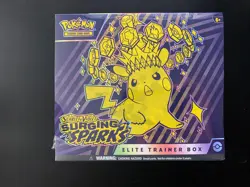 Pokemon TCG Scarlet & Violet Surging Sparks ETB Sealed Elite Trainer Box tear #2 - Image 1