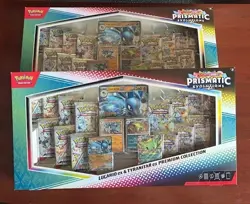 (2 x) TCG Pokemon Prismatic Evolutions Lucario ex & Tyranitar ex - Image 1