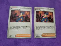 2x Grimsley's Move 090/094 - Pokemon Phantasmal Flames - Prerelease - Image 1