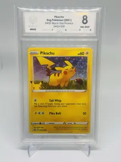 Pikachu SWSH039 Promo | Black Star Promos | Englisch | Grading 8 | Pokemon - Image 1