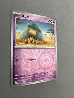 Pokemon TCG * Scarlet & Violet 151 * 063/165 Abra C * REVERSE HOLO * NM - Image 2