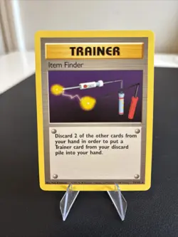 Pokemon TCG Trainer Item Finder 74/102 Base Set Rare Vintage - Image 1