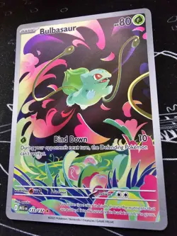 🔥 👀 Pokemon Bulbasaur 133/132 Mega Evolution English NM Clean PSA 10 contender - Image 1