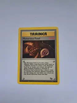 Pokemon Card Mysterious Fossil Trainer 62/62 Fossil Set - Image 1