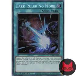 Yugioh Dark Ruler No More RA01-EN060 Secret Rare 1st Edition NM - Image 1