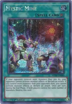 Yugioh! Mystic Mine - MP20-EN080 - Prismatic Secret Rare - 1st Edition Near Mint - Image 1
