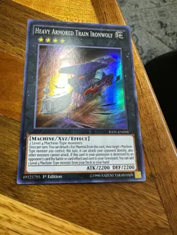 Heavy Armored Train Ironwolf RATE-EN050 1st Edition Super Rare LP + BONUS - Image 1