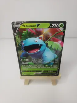 Venusaur V Holo Ultra Rare #1 Pokemon Champion's Path Card English - Image 3