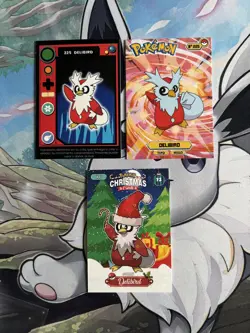 Pokemon Delibird Peru Exclusive Non TCG Card Bundle - Image 1