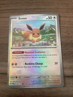 Eevee (Poke Ball Pattern) 074/131 SV: Prismatic Evolutions NM Pokemon Card TCG - Image 1