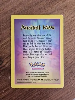 Pokemon TCG Ancient Mew Promo Card 2000 - Image 4
