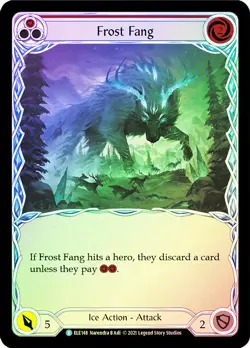 FAB RAINBOW FOIL Frost Fang (Red) - Tales of Aria (1st Edition) Card # 148 - Image 1