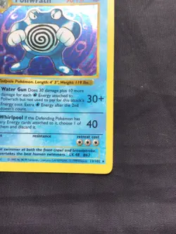 Pokemon Cards: Base Set Shadowless Rare Holo: Poliwrath 13/102 - Image 5