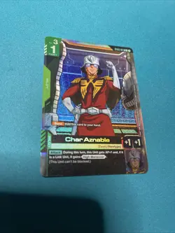Char Aznable Alternate Art Foil - ST03-011 C+ NM - Gundam TCG Card Game - Image 2