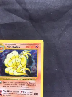 Pokemon Cards: Base Set Shadowless Rare Holo: Ninetales 12/102 - Image 4