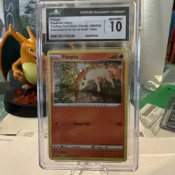 CGC 10 Graded Pokemon Cards Ponyta Charmeleon,Dunsparce ,Charizard Deck - Image 2