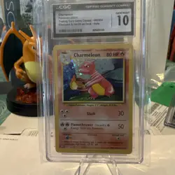 CGC 10 Graded Pokemon Cards Ponyta Charmeleon,Dunsparce ,Charizard Deck - Image 3