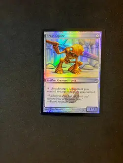 Brass Squire *FOIL* [Mirrodin Besieged] Magic MTG Cards NM/LP - Image 1