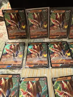 LOT Of 35 Pokemon Cards Zamazenta V Full Art Holo #018 Celebrations - Image 2