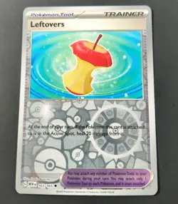 Pokemon 151 Leftovers Reverse Holo Trainer Card 163/165 NM - Image 1