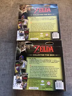 2 - Legend of Zelda Collectors Fun Box Enterplay Trading Cards, Pin, Tag Sticker - Image 2