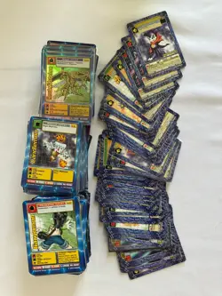Digimon Digi Battle Cards Series 5 Movie Promo Vintage lot 1999 2000 & 2002 - Image 1