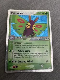 Dustox EX 86/92 EX Legend Maker Ultra Rare Holo Pokemon Card NM - Image 1