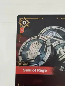Riftbound TCG League Of Legends Origins Epic Seal of Rage 040/298 NM Card - Image 2