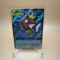 Pokemon SM Team Up Holo Card Magikarp Wailord GX Alternate Full Art 161/181 - Image 1