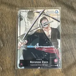 Roronoa Zoro - OP01-001 (Alternate Art) OP01-001 One Piece Promotion Cards Foil - Image 1