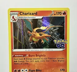 Charizard 010/078 (NM) Holo Rare Sword & Shield: Pokemon GO 2022 Pokemon Card - Image 3